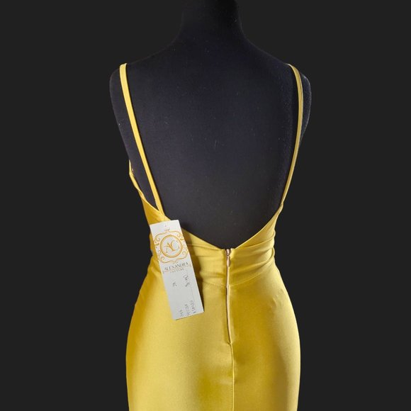 Jessica Angel Satin Jersey Stretch Mermaid Dress - Picture 6 of 6